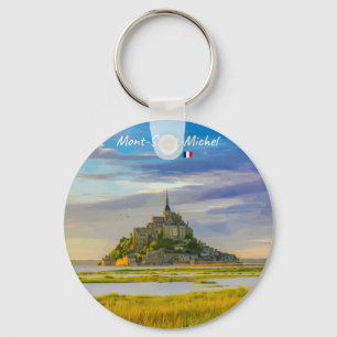 Llavero Mont-Saint-Michel, Francia - Abadía Medieval