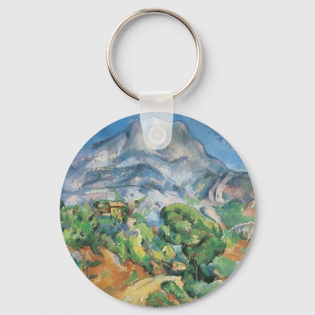 Llavero Mont Sainte Victoire sobre Tholonet, Paul Cezanne (Anverso)