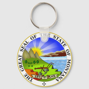 Llavero Montana State Seal Keychain