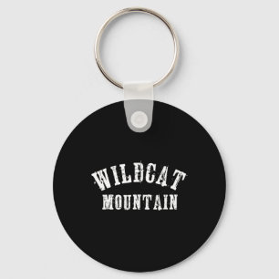 Llavero Montaña Wildcat Grungy Rústico Artesanal Esquiador