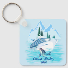 Llavero Montañas Alaska en crucero