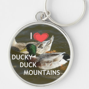 Llavero Montañas de patos Ducky.