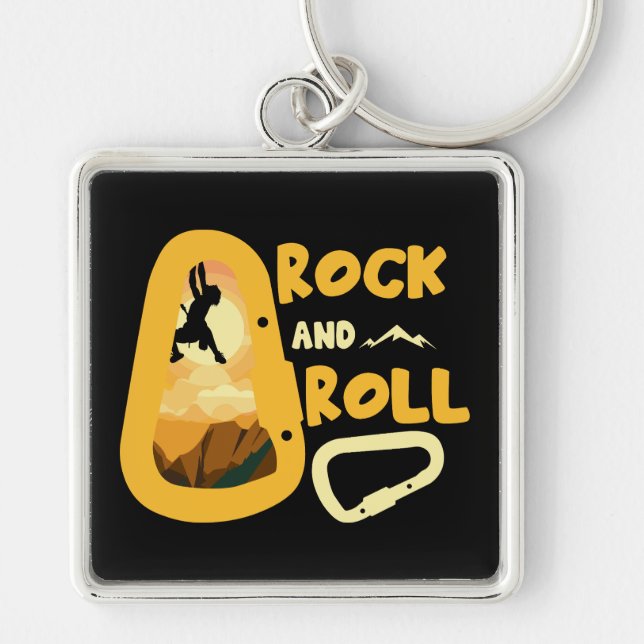 Llavero Montañas del alpinismo muy altas en la vida (Frente)