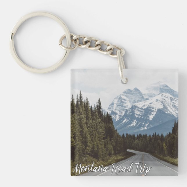 Llavero Montañas escénicas de la carretera del viaje por (Frente)