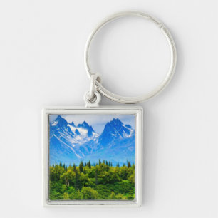 Llavero Montañas majestuosas de Alaska