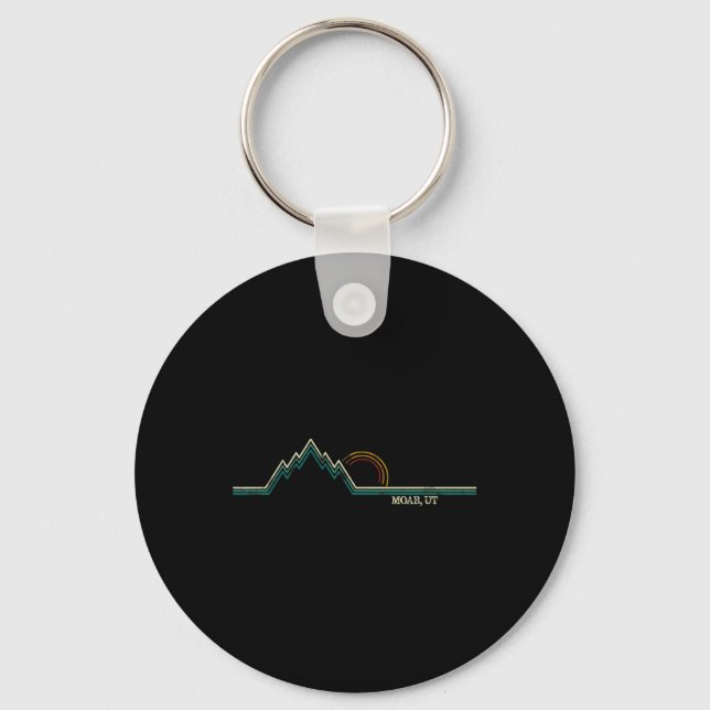 Llavero Montañas Retro Moab (Anverso)