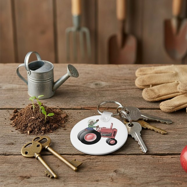 Llavero Montando Un Tractor (Subido por el creador)