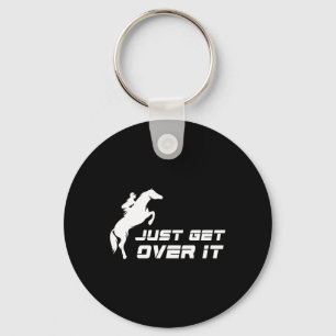 Llavero Montar en inglés a caballo Chica Jumper Hunter