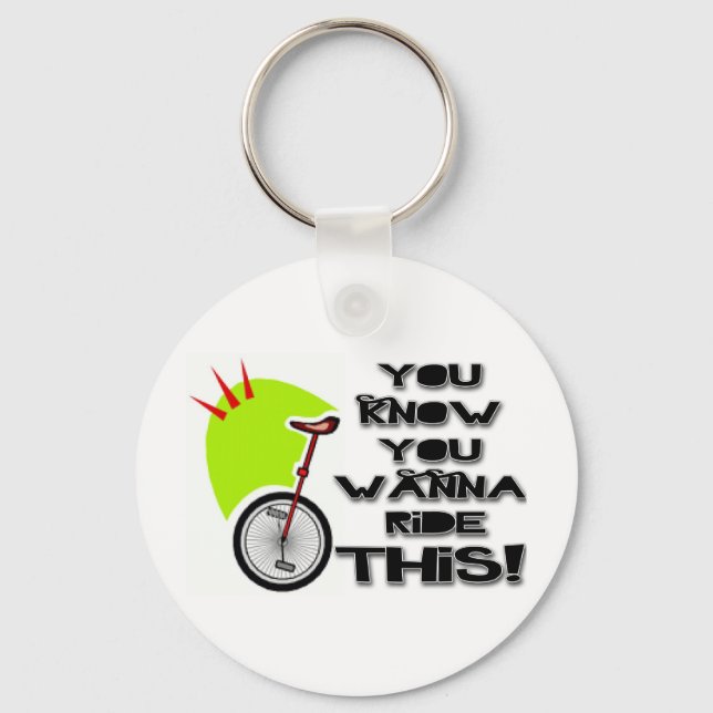 Llavero Montar este uniciclo (Anverso)