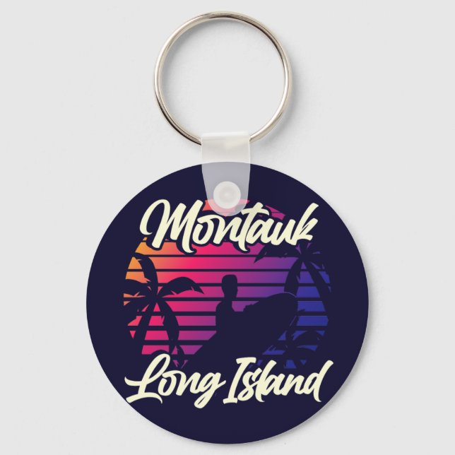 Llavero Montauk, Long Island (Anverso)
