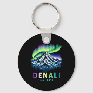 Llavero Monte Denali Parque Nacional Denali Montaña Alaska