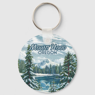 Llavero Monte Hood Oregon Ski Pacífico Noroeste Invierno