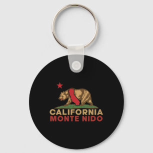 Llavero Monte Nido California Vintage Oso Retro Estado