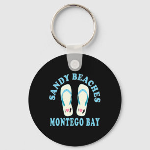 Llavero Montego Bay Vacation Sandy Beaches I Heart Flip Fl