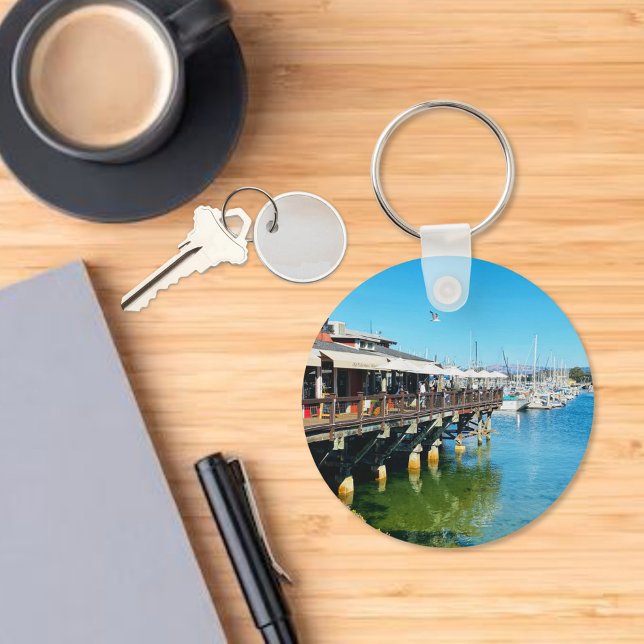 Llavero Monterey CA Wharf-Boats Souvenir (Subido por el creador)