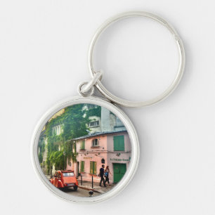 Llavero Montmartre, París, al atardecer keychain