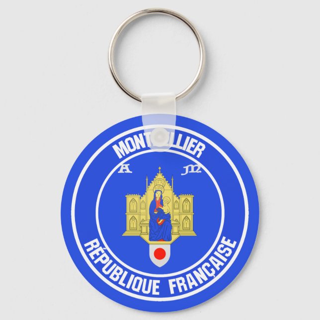Llavero Montpellier Round Emblem (Anverso)
