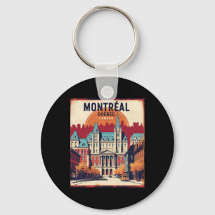Llavero Montreal Quebec Canada 1950 Viajes de época Touris