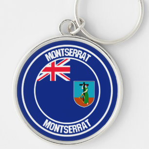 Llavero Montserrat Round Emblem