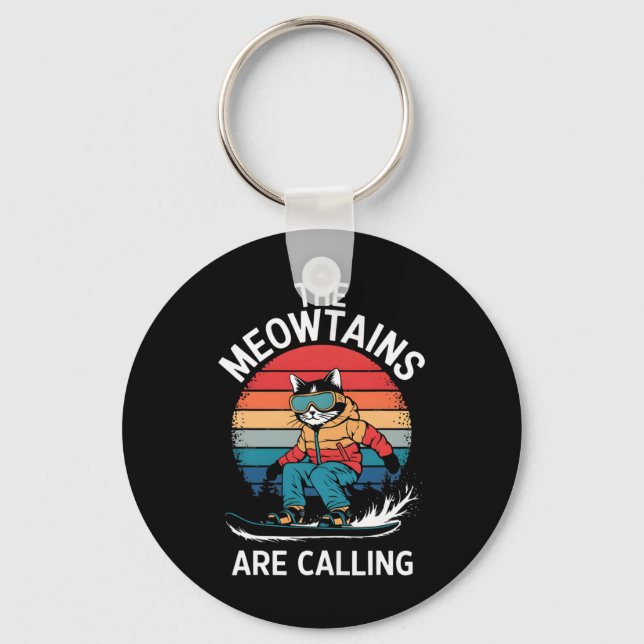 Llavero Montura De La Camisa De Snowboard Para Hombres Muj (Anverso)