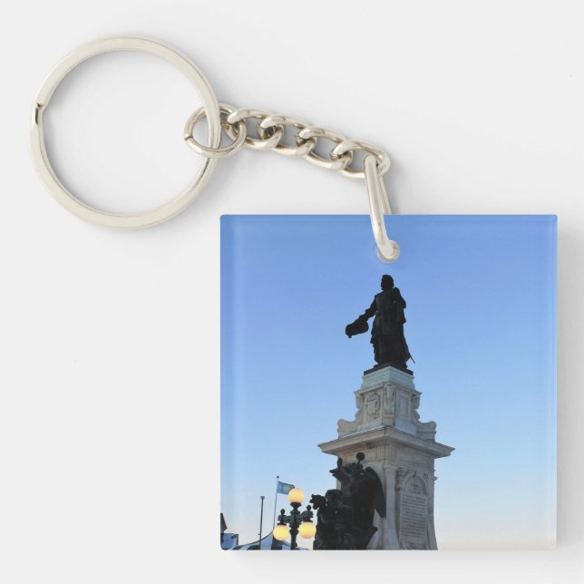 Llavero Monumento a Samuel De Champlain, Quebec, Canadá (Frente)