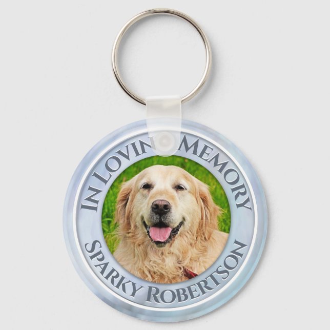 Llavero Monumento al perro personalizado / Mascota (Anverso)