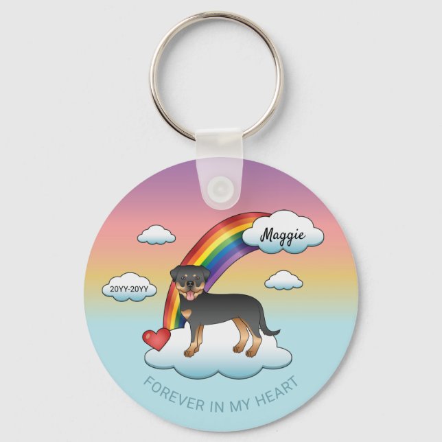 Llavero Monumento conmemorativo del Arcoiris de Perro Negr (Anverso)