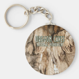Llavero Monumento nacional de las cuevas de Oregón
