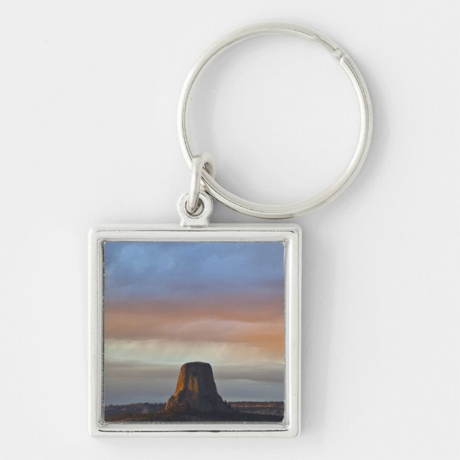 Llavero Monumento Nacional Devils Tower, Tormenta al Atard (Frente)