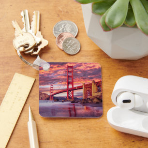 Llavero Monumentos   Puerta de Oro de San Francisco, CA