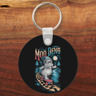 Llavero Moo Deng Hippo encantador