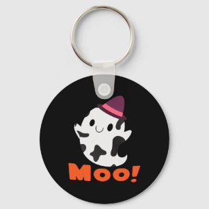 Llavero ¡Moo! Famosas Chicas de Halloween Fantasma de Vaca