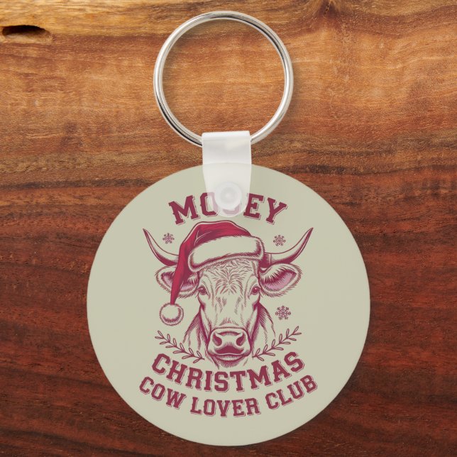Llavero Mooey Navidades Western Cow Lover Club Xmas (Anverso)