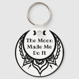 Llavero Moon me hizo hacerlo Fases y Ornate Crescent Keych