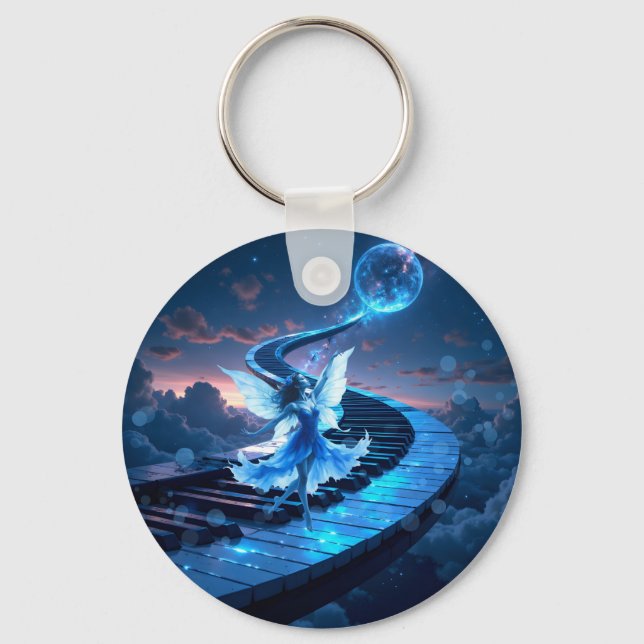 Llavero Moonlight Rehearsal – Dancing in the moonlight.  (Anverso)