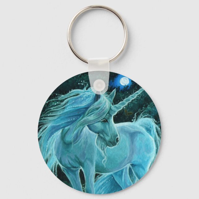 Llavero Moonlit Glade ~ Unicorn Keyring (Anverso)