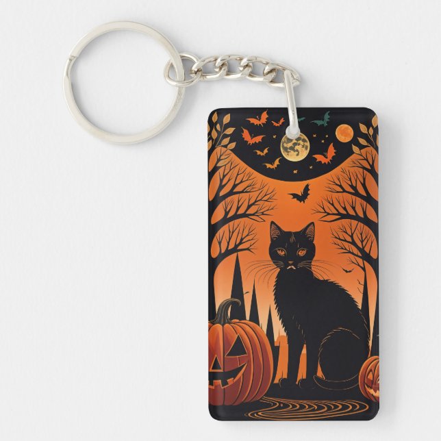 Llavero Moonlit Meow (Frente)