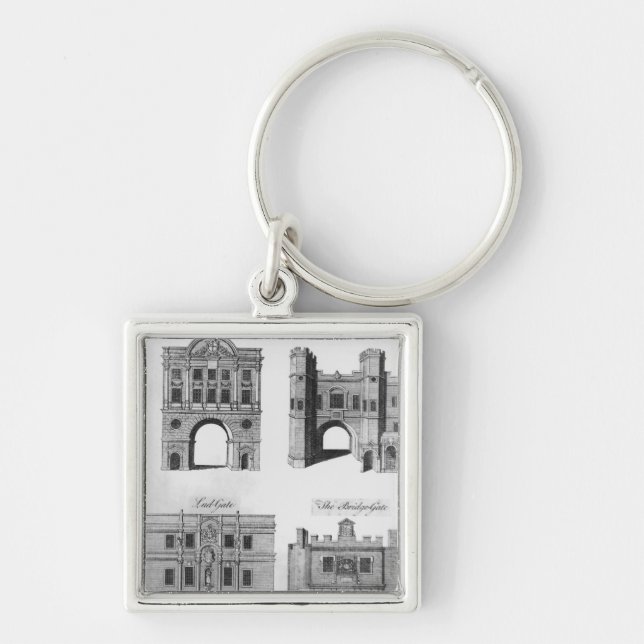 Llavero Moorgate, Cripplegate, Ludgate Bridgegate (Frente)