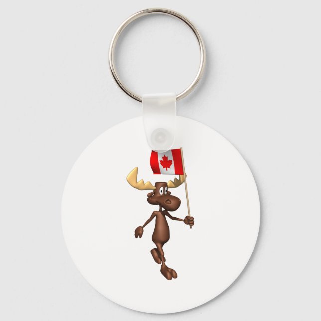 Llavero Moose Canada (Anverso)