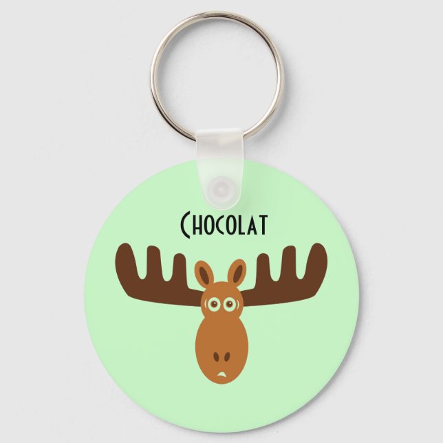 Llavero Moose Head_Chocolat (Anverso)