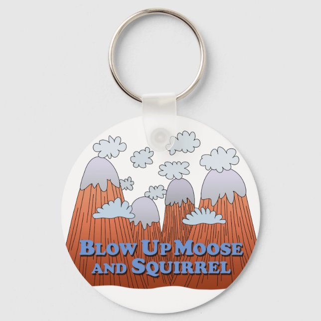 Llavero Moose Up Moose and Squirrel - oscuro (Anverso)