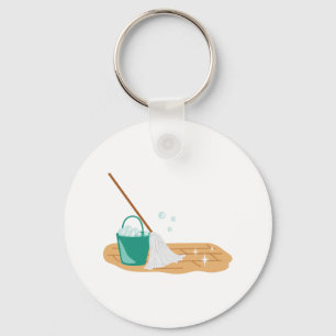 Llavero Mop y Bucket