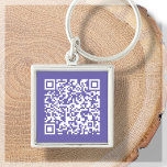 Llavero Morado | Cadena de claves escaneable de código QR<br><div class="desc">¿Busca una potente herramienta de marketing para mejorar su negocio? ¡No busque más que nuestros códigos QR! Con la capacidad de crear un código QR directamente en la cadena de claves, puede dirigir fácilmente a sus clientes a su sitio web, páginas de medios sociales u otras plataformas de medios en...</div>