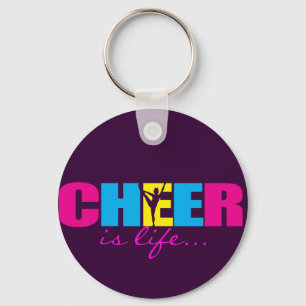 Llavero Morado de Cheerled Personalizado