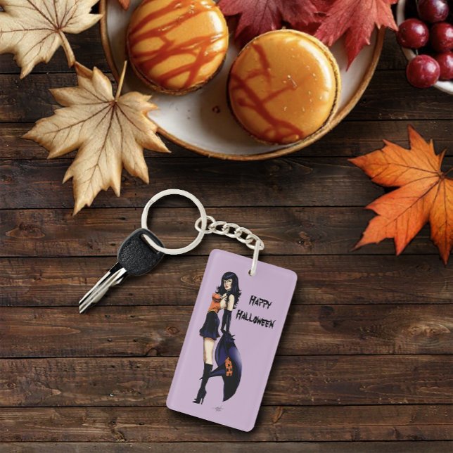 Llavero Morado Halloween Curte Witch (Subido por el creador)