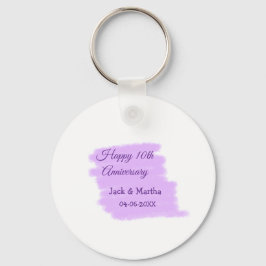 Llavero Morado salpicón acuático moderno 10 aniversario