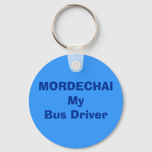 Llavero MORDECHAI Mi chofer de autobús...