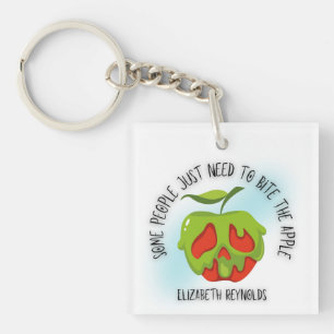 Llavero Morder la Camiseta de la Manzana