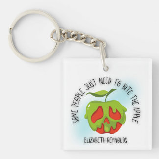 Llavero Morder la Camiseta de la Manzana