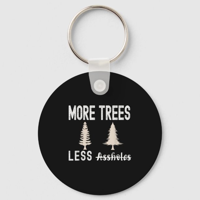 Llavero More Trees Less Holes Ugly Christmas Sweater  (Anverso)